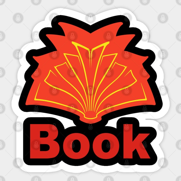 book Sticker by moonmorph